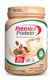 Premier Protein 100% Whey Protein Powder, Cafï¿½ï¿½ Latte, 30g Protein, 23.9 oz, 1.5lb